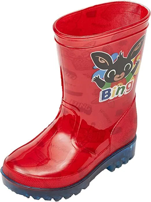 Children's Official Bing Buxton PVC Wellies Character Bing Bunny