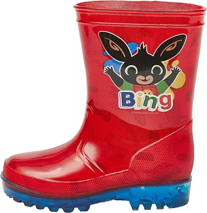 Children's Official Bing Buxton PVC Wellies Character Bing Bunny